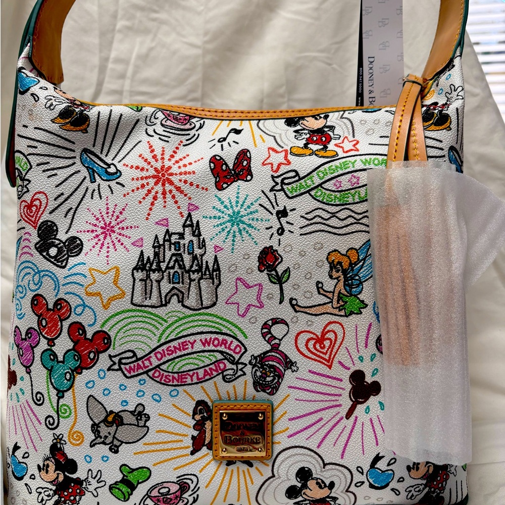 Disney Sketch pattern Dooney & Bourke Hobo bag